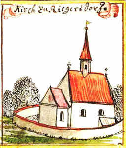 Kirch zu Riegersdorf - Kościół, widok ogólny